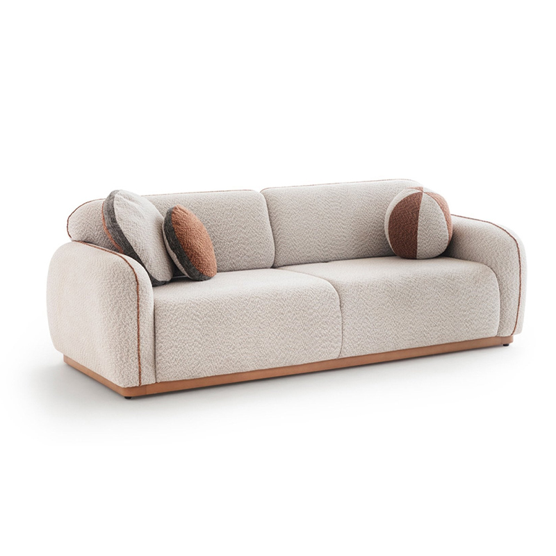 Luxury Lifestyle Furniture - Modern Living Room Luxury Sectional Boucle