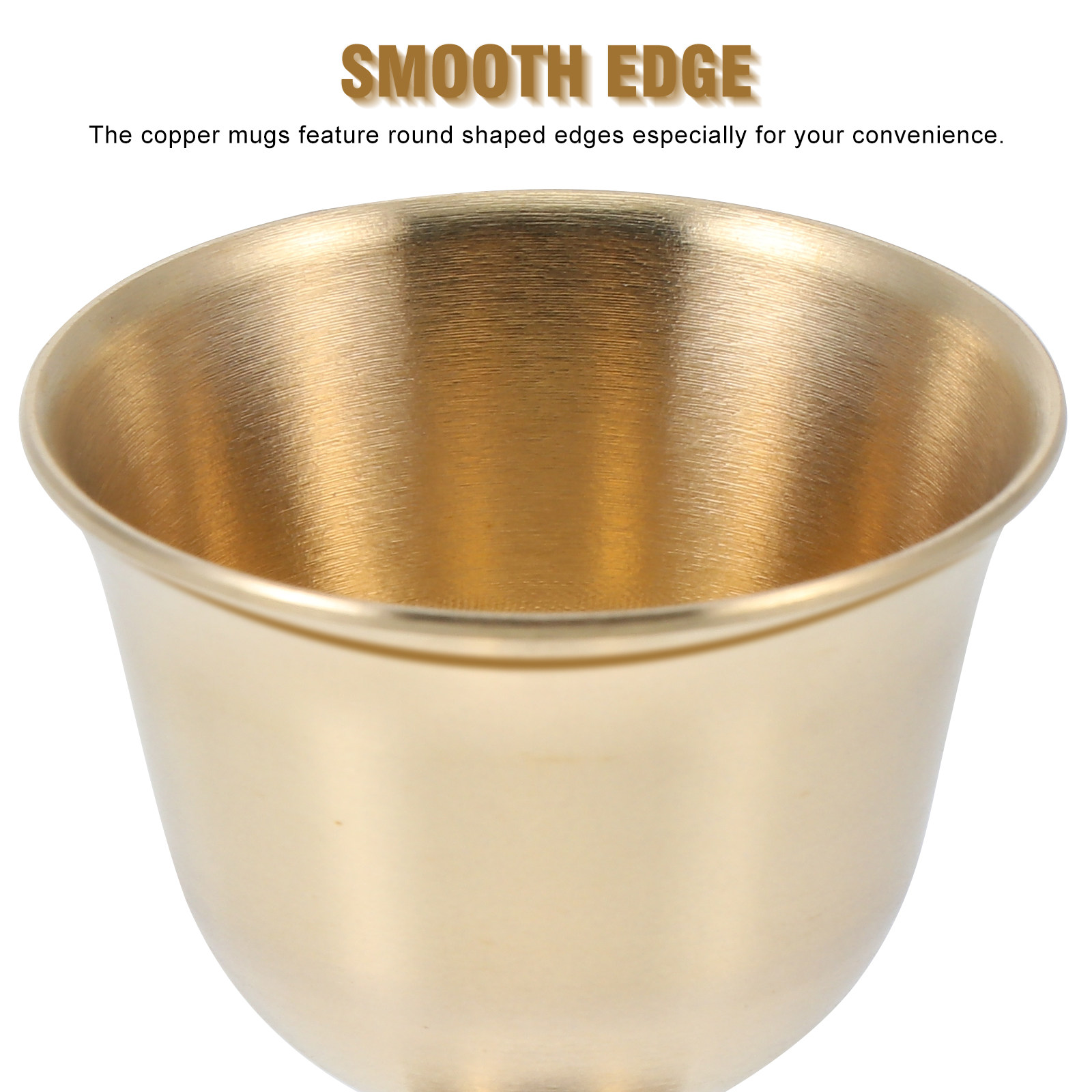2Pcs Copper Mug Round Edge Chi - огляд і ціна Copper Cocktail Mug
