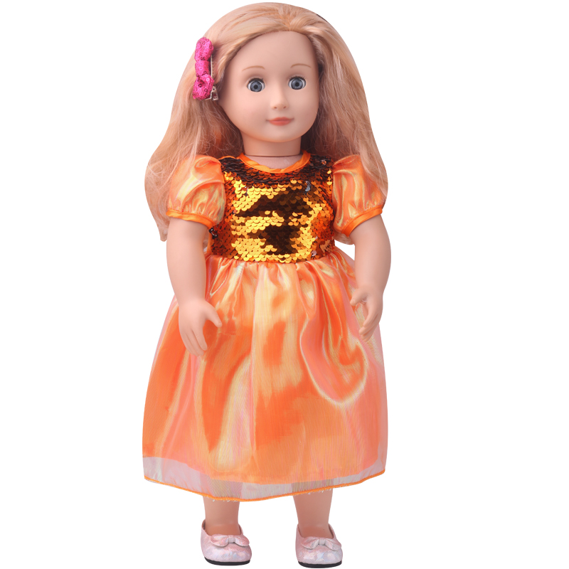 18 Inch Doll Girl Bubble Sleev - огляд і ціна Luxury Lifestyle Dress