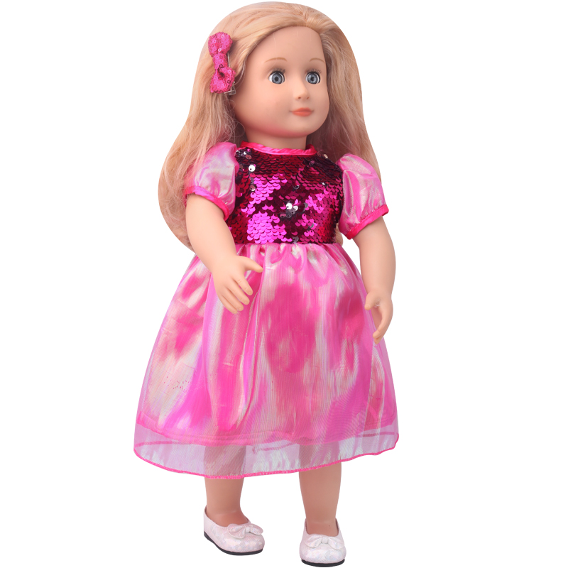 18 Inch Doll Girl Bubble Sleev - огляд і ціна Luxury Lifestyle Dress