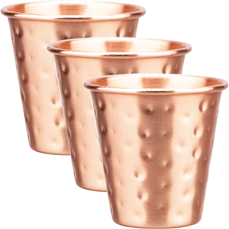 3/4Pcs New 60ml 100% Copper Cu - огляд і ціна Copper Cocktail Mug