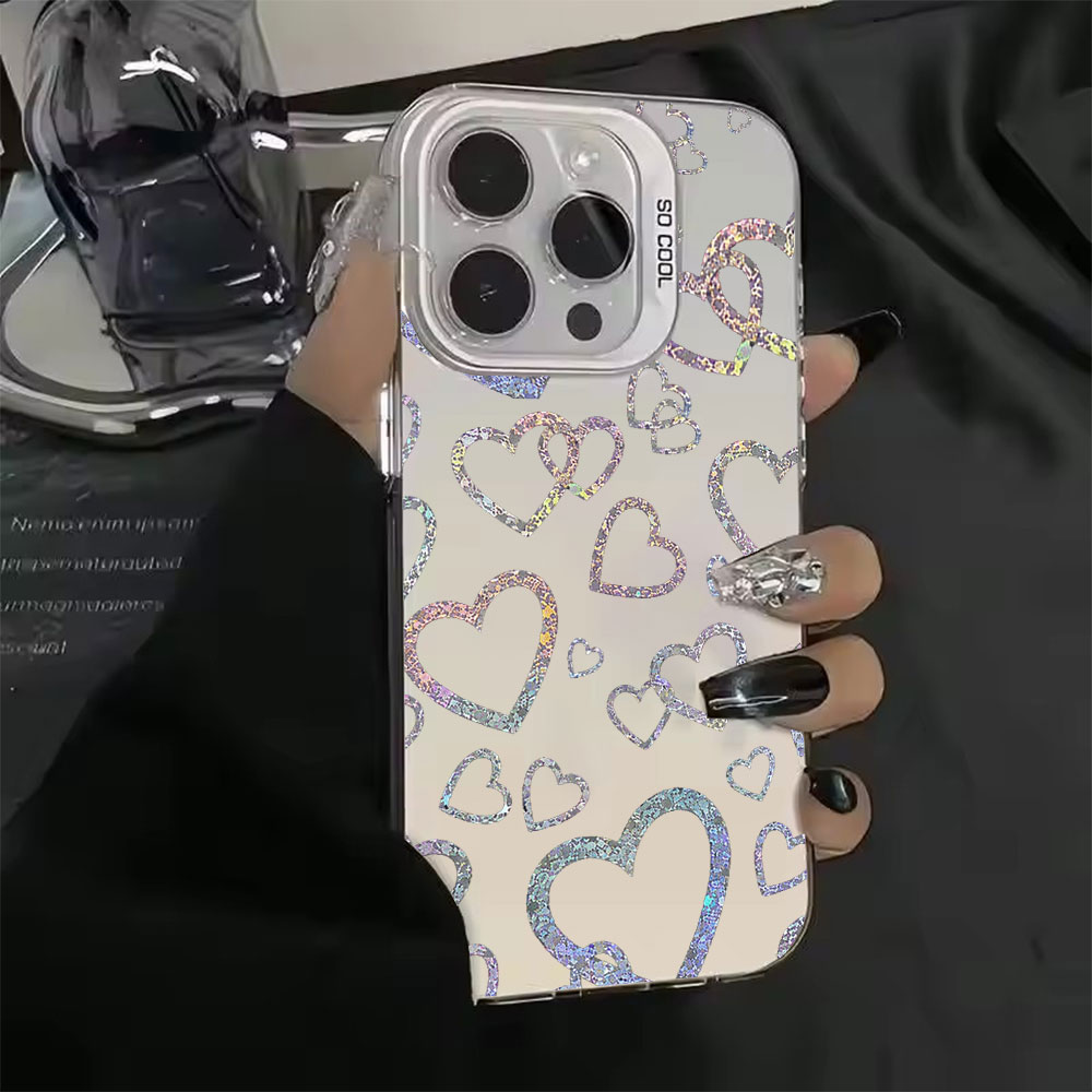 Colorful Heart Print Case For  - огляд і ціна Apple Iphone 15 Pro Max