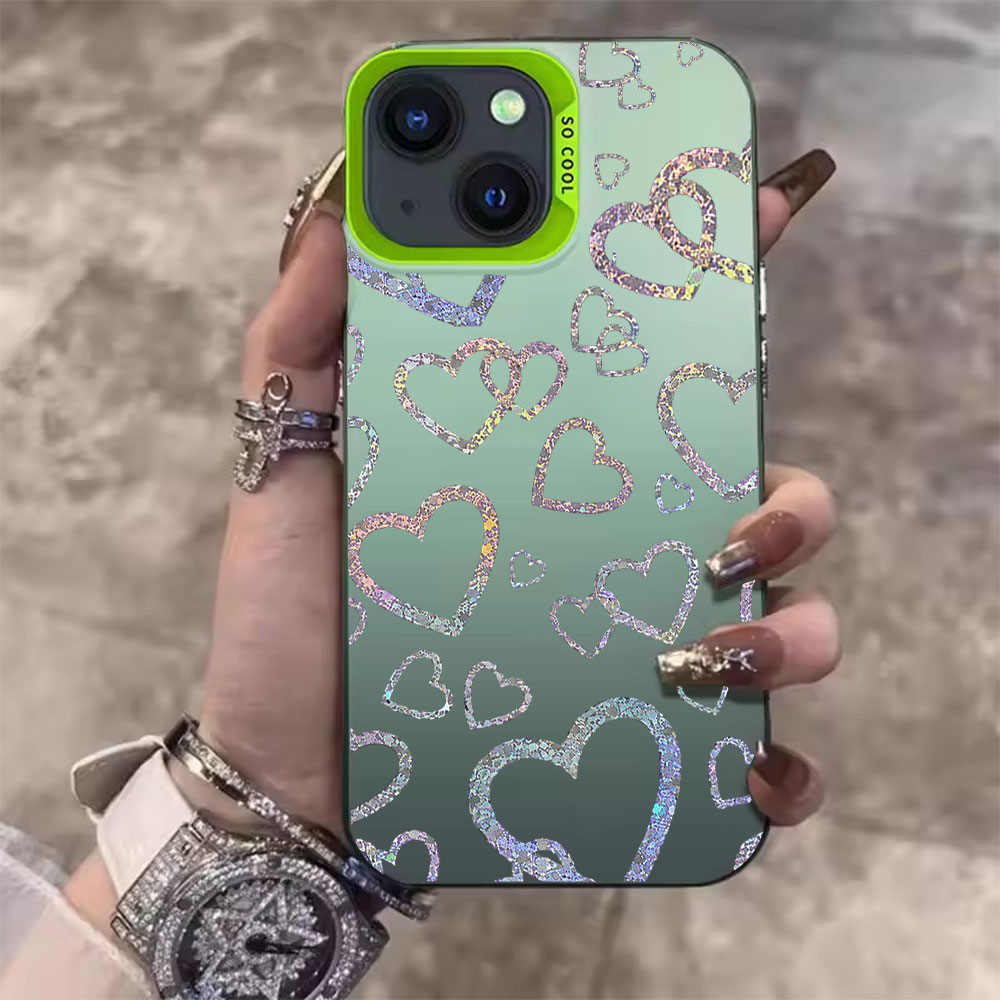 Colorful Heart Print Case For  - огляд і ціна Apple Iphone 15 Pro Max