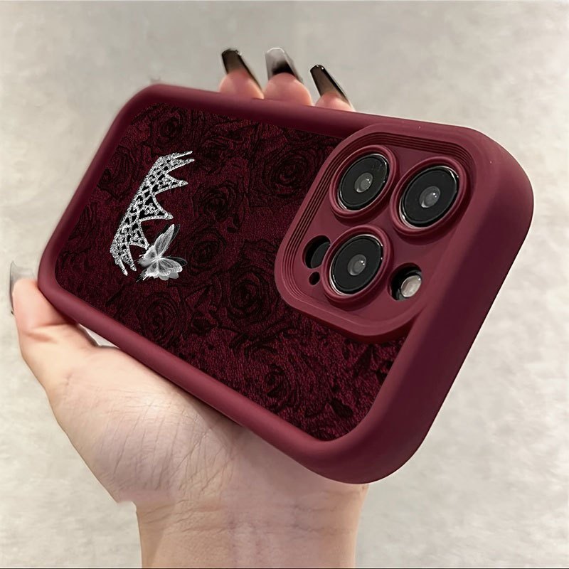 Phone Case Red Rose Silver Cro - огляд і ціна Apple Iphone 15 Pro Max